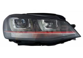 ALKAR 2776137 - DERECHO,FARO,CON LUZ DE DIA,ELECTRICO,CON MOTOR,NEGRO,LED,H7