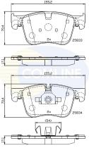 COMLINE CBP02236 - PAST. DE FRENO COMLINE SUSTITUIDA POR CBP02250