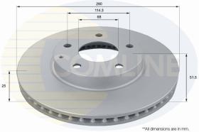 COMLINE ADC0478V - DISCO FRENO