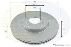 COMLINE ADC0576V - DISCO FRENO