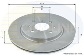 COMLINE ADC0936V - DISCO FRENO