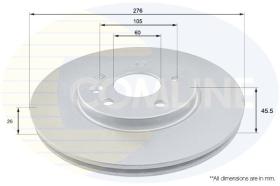 COMLINE ADC1167V - DISCO FRENO