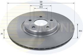 COMLINE ADC1258V - DISCO FRENO