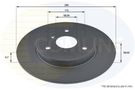 COMLINE ADC1681 - DISCO FRENO