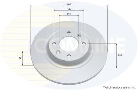 COMLINE ADC2729 - DISCO FRENO