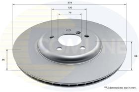 COMLINE ADC2890VL - DISCO FRENO