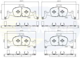 COMLINE CBP02365 - PASTILLAS FRENO