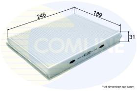 COMLINE EKF400 - FILTRO HABITACULO