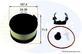 COMLINE EFF358D - FILTRO COMBUSTIBLE