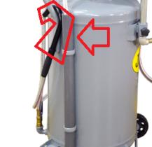 JBM 11468 - GRIFO EN FORMA GANCHO PARA RECOGEDOR ACEITE 80L(REF 53223)