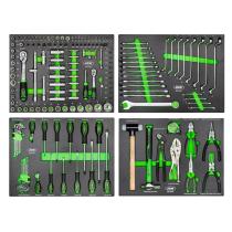 JBM 53708 - SET 4 MODULOS EVA CARBONO PARA CARRO HERRAMIENTAS