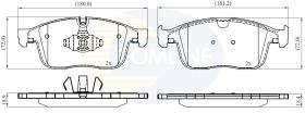COMLINE CBP02459 - PASTILLA DE FRENO