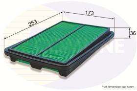 MOTAQ LVFA1570 - FILTRO DE AIRE
