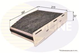 MOTAQ LVCF609 - FILTRO DE HABITACULO CARBON ACTIVO
