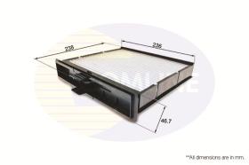 MOTAQ VCF333 - FILTRO DE HABITACULO