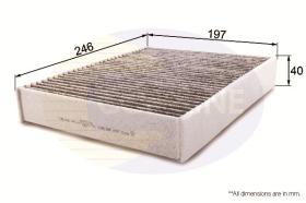 MOTAQ LVCF581 - FILTRO DE HABITACULO
