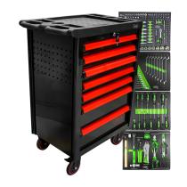 JBM 53765 - CARRO HERRAMIENTAS 7 CAJONES-ROJO