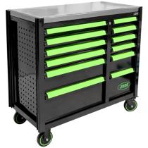 JBM 53868 - CARRO HERRAMIENTAS CON 12 CAJONES VACIO-VERDE