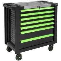 JBM 53869 - CARRO HERRAMIENTAS XL CON 7 CAJONES VACIO-VERDE