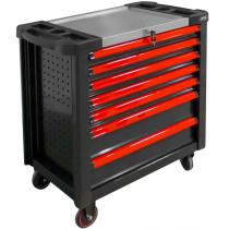 JBM 53870 - CARRO HERRAMIENTAS XL CON 7 CAJONES VACIO-ROJO