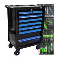 JBM 53900 - CARRO HERRAMIENTAS 7 CAJONES AZUL
