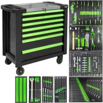 JBM 53912 - CARRO HERRAMIENTAS XL CON 7 CAJONES VERDE