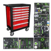 JBM 53952 - CARRO HERRAMIENTAS ESPECIAL KIT CALADO 7 CAJONES ROJO