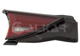 ALKAR 2085906 - IZQUIERDO,PILOTO TRASERO,CON PORTALAMPARA,INTERIOR,FUME,LED,