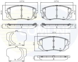 COMLINE CBP32529 - PASTILLA DE FRENO