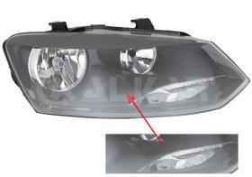 ALKAR 2764110 - DERECHO,FARO,ELECTRICO,CON MOTOR,NEGRO,H7,+H7,PY21W,W5W,EMBE
