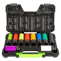 JBM 53988 - SET 10 VASOS IMPACTO 1/2"ESPECIAL EXTRACCION RUEDAS