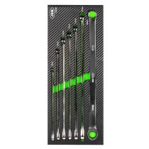 JBM 54066 - MODULO 7 LLAVES CON TRINQUETE EXTRALARGAS