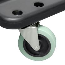 JBM 11971 - RUEDA PARA CAMILLA PLASTICO REF.52148-GRIS