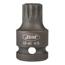 JBM 12932 - PUNTA XZN IMPACTO 1/2"M16(43MML)