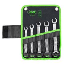 JBM 54081 - SET 5 LLAVES HEXAGONALES CON BOCA ABIERTA 6 CANTOS