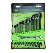 JBM 54117 - SET 12 LLAVES COMBINADAS CON TRINQUETE