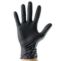 JBM 54151 - GUANTES NEGROS DESECHABLES DE NITRILO T:M  5MIL