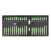 JBM 54158 - SET 42 PIEZAS PARA TORNILLOS HEX,12 CANTOS Y TORX