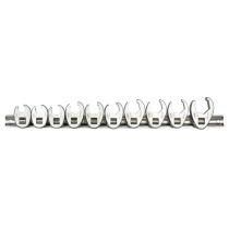 JBM 54187 - SET 10 LLAVES CROWFOOT 3/8"