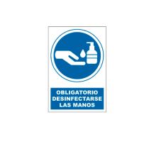 JBM 53813 - CARTEL OBLIGATORIEDAD-DESINFECCION MANOS