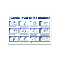 JBM 53816 - PAQUETE 5 CARTELES INFORMATIVO-LAVADO MANOS