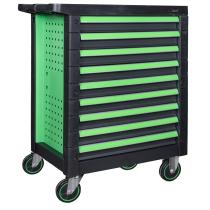 JBM 54297 - CARRO HERRAMIENTAS 9 CAJONES IGUALES VERDE-VACIO