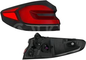 ALKAR 2033845 - IZQUIERDO,PILOTO TRASERO,CON PORTALAMPARA,EXTERIOR,LED,T.OD