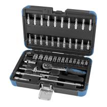 JBM 43201 - ESTUCHE 46 PIEZAS CON VASOS HEXAGONALES