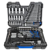 JBM 43730 - ESTUCHE HERRAMIENTAS 216 PIEZAS/CON VASOS HEXAGONALES