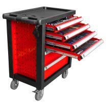 JBM 53448 - CARRO HERRAMIENTAS 6 CAJONES ROJO CON DOTACION