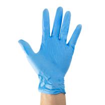 JBM 53799 - GUANTES AZULES DESECHABLES VINILO T:M