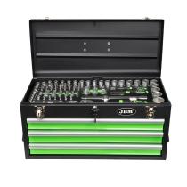 JBM 54261 - CAJA METALICA CON HERRAMIENTAS 143 PIEZAS CINCADO