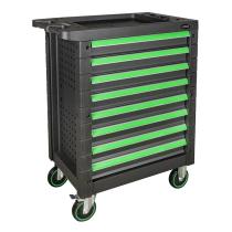 JBM 54296 - CARRO HERRAMIENTAS 8 CAJONES IGUALES VERDE-VACIO