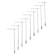 JBM 54380 - JUEGO 9 LLAVES VASO CON MANGO EN T(7-19MM)